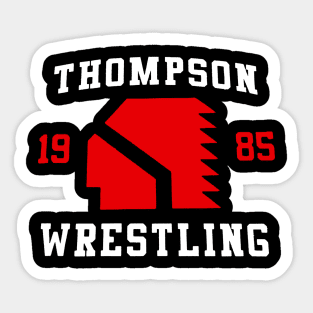 THOMPSON WRESTLING 1985 Sticker